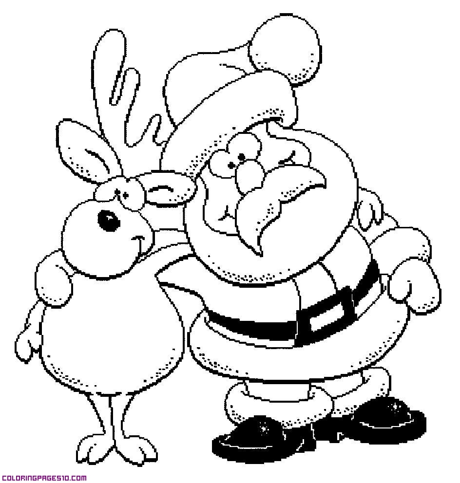 944x992 Claus And Rudolph
