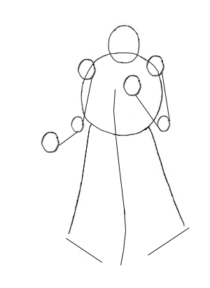 300x411 How To Draw Santa Claus