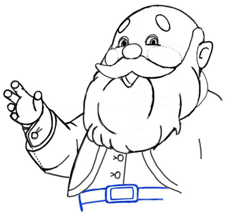 450x431 How To Draw Santa Clause In 10 Easy Steps Christmas Drawing