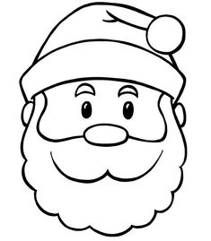 235x269 How To Draw A Cartoon Santa Face Step 4 Christmasing