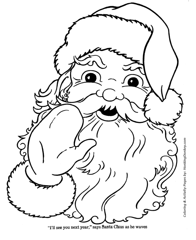 670x820 Santa Claus Coloring Pages