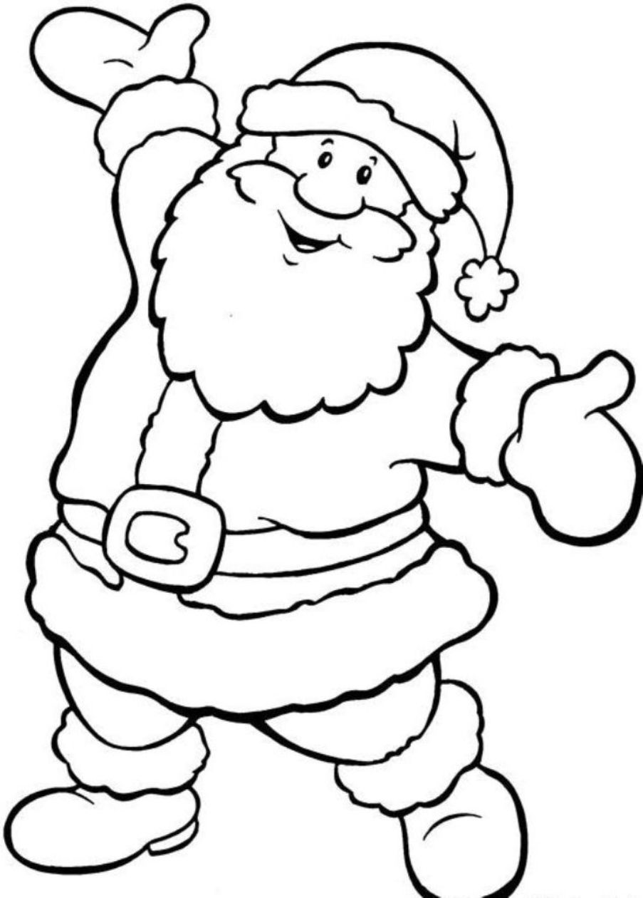 903x1260 Santa Colouring