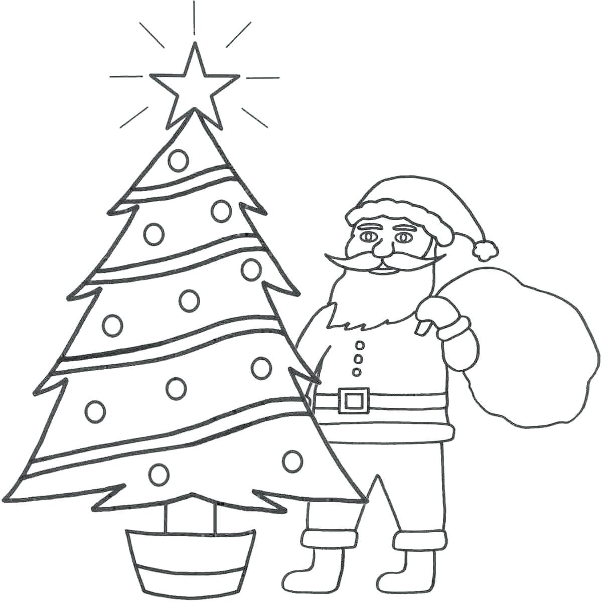 1200x1200 Coloring Coloring Pictures Santa Claus
