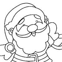 200x200 Drawing Santa Claus