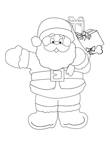 360x480 Printable Christmas Coloring Pages