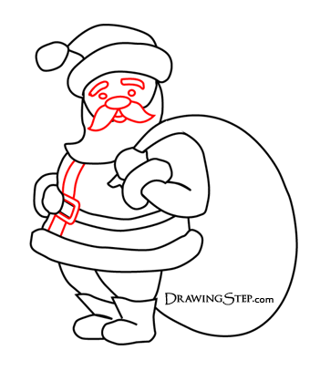 351x407 Simple Santa Claus Face Clipart Collection