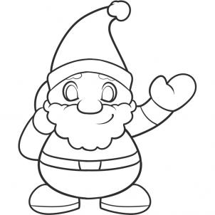 302x302 Drawn Santa Step By Step