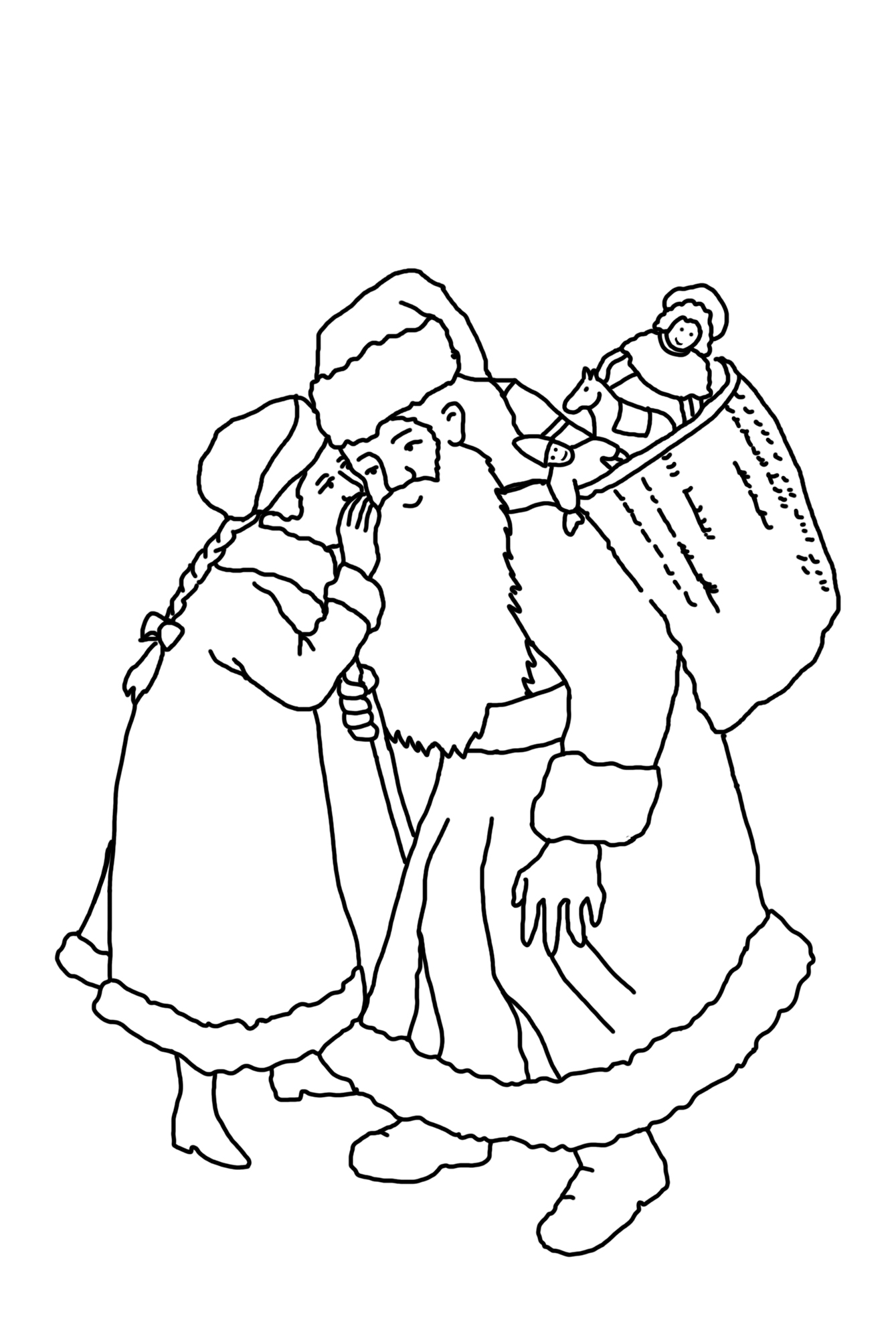 1339x1977 Christmas Coloring Pages
