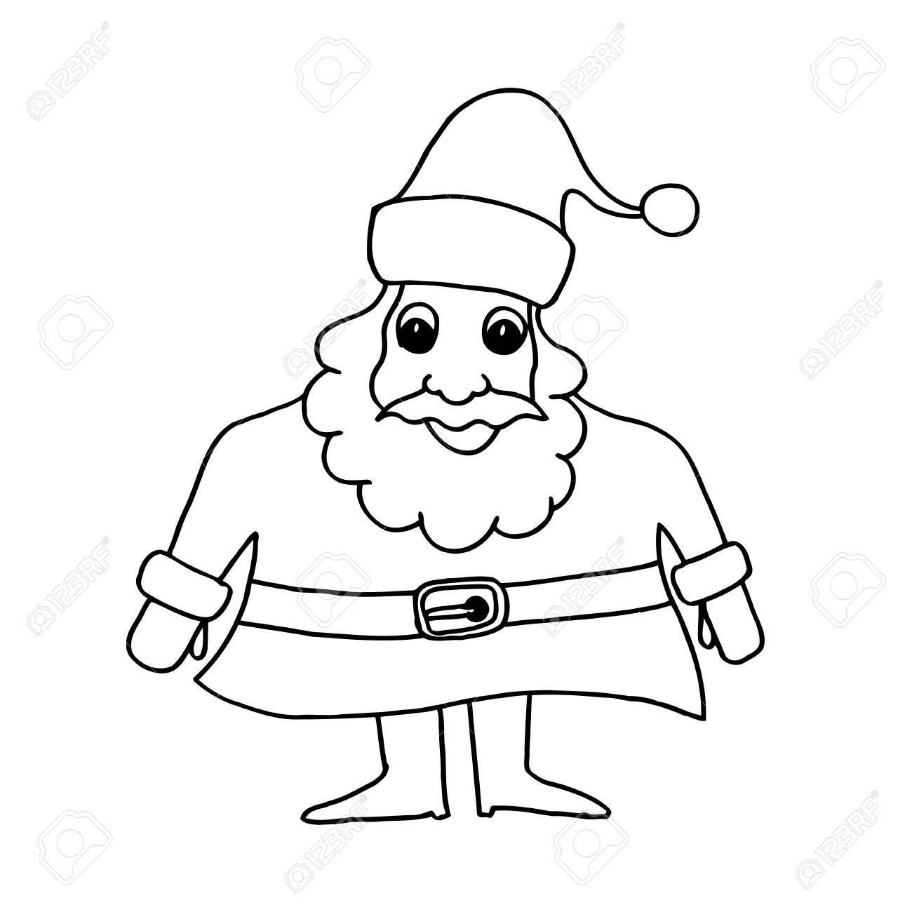 1300x1300 Cartoon Santa Clause For Christmas Greeting Cards And Invitations