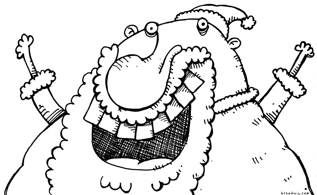 1024x629 Fun Christmas Drawings Funny Christmas Drawings