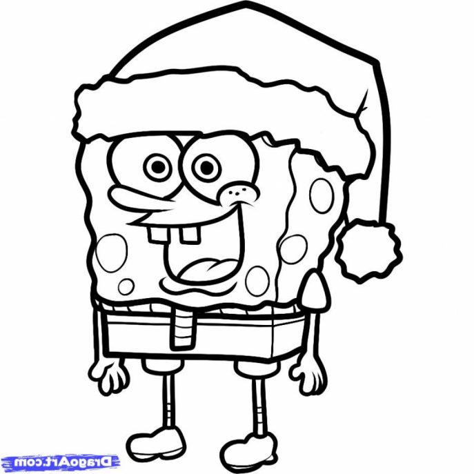 687x687 Coloring Pages Amazing Christmas Drawings Santa Claus Black