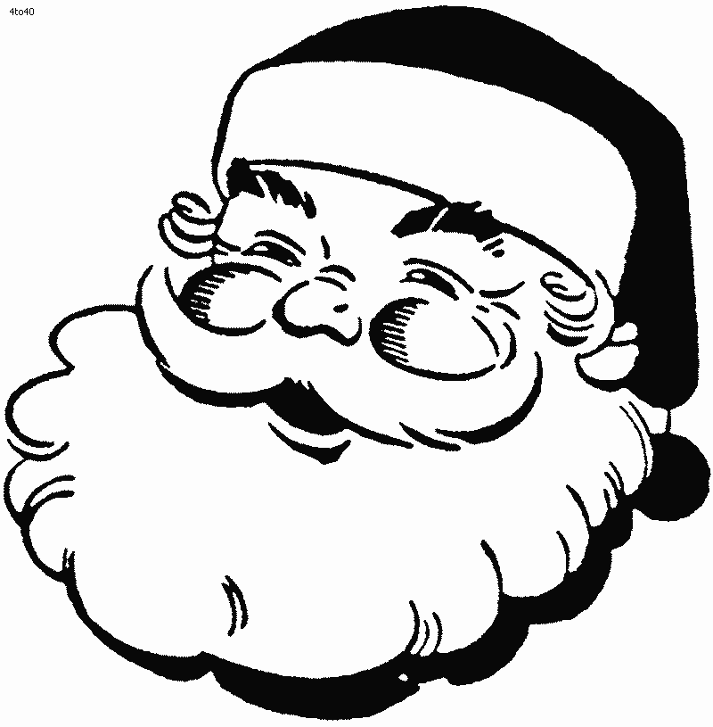 800x815 Free Printable Santa Claus Coloring Pages For Kids, Santa Claus