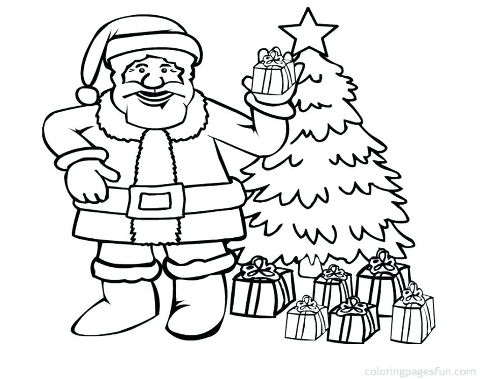 945x746 Free Santa Claus Coloring Pages Coloring Pages For Kids Free