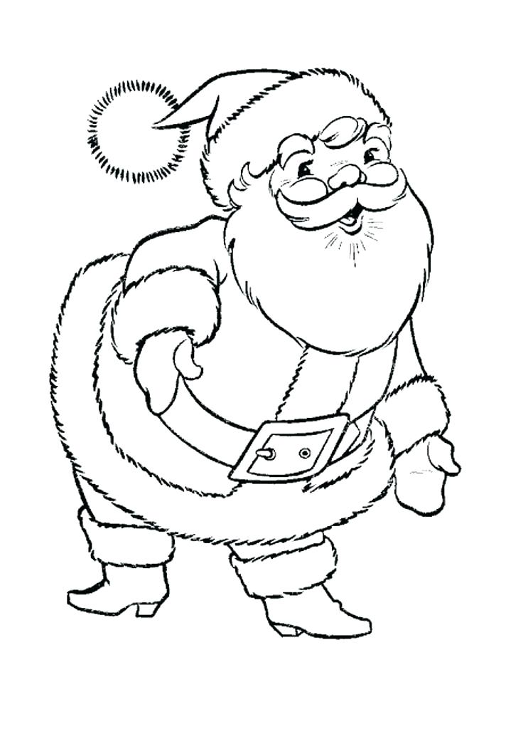 712x1024 Santa Clause Coloring Page Coloring Games Printable Coloring Pages