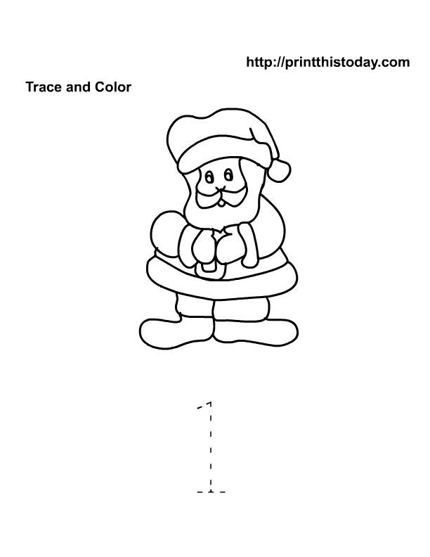 612x792 Santa Math Worksheet Number 1 Free Christmas Printables