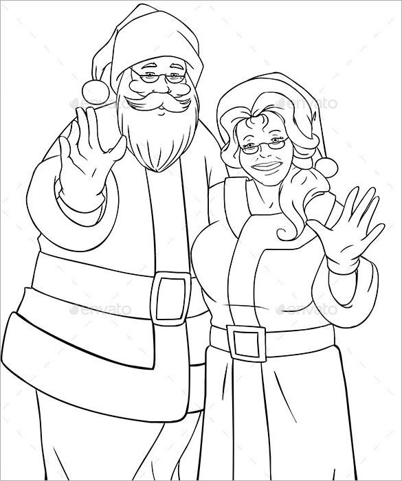 585x700 Christmas Colouring Pages Free Jpeg, Png, Eps Format