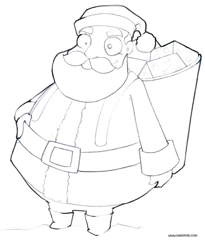 721x850 Santa Face Coloring Page Santa Face Coloring Page Template