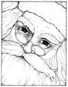 234x300 Drawn Santa Hard
