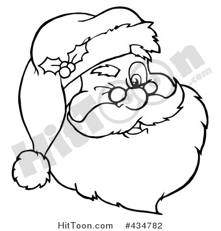 450x470 Santa Clipart