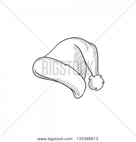 450x470 Santa Hat Vector Sketch Icon Vector Amp Photo Bigstock