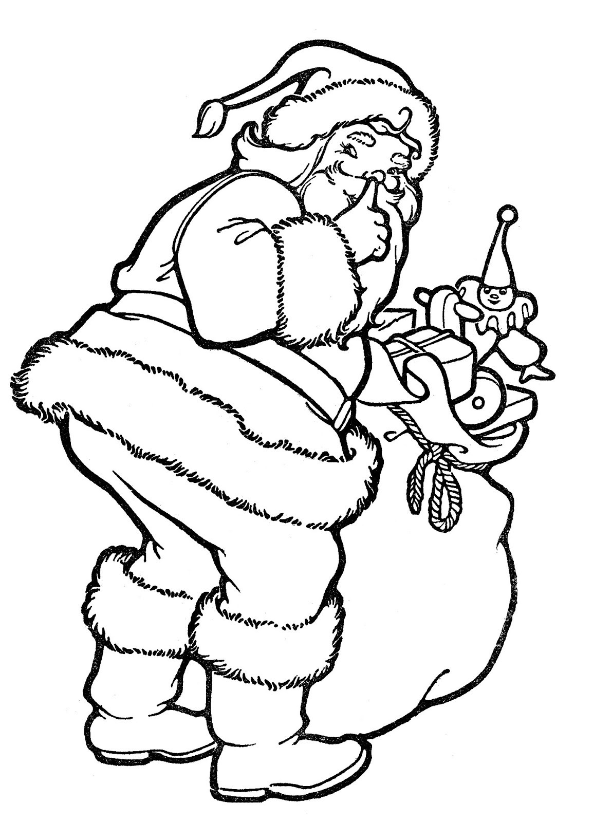 1154x1600 Christmas Drawings Of Santa Merry Christmas And Happy New Year 2018