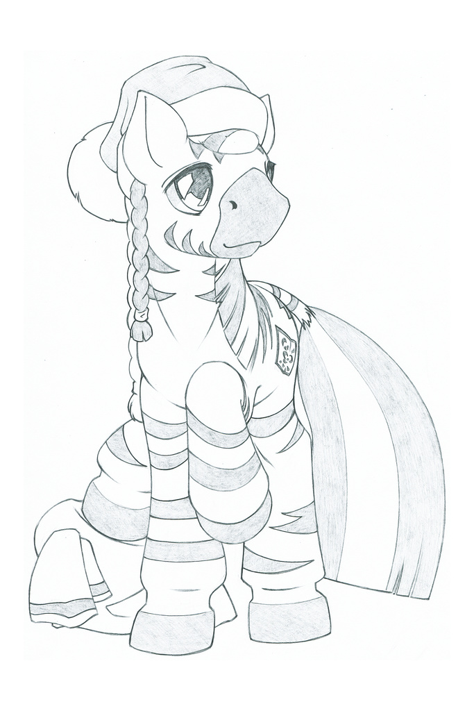 Santa Pencil Drawing