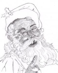 236x296 Drawn Santa Pencil Many Interesting Cliparts