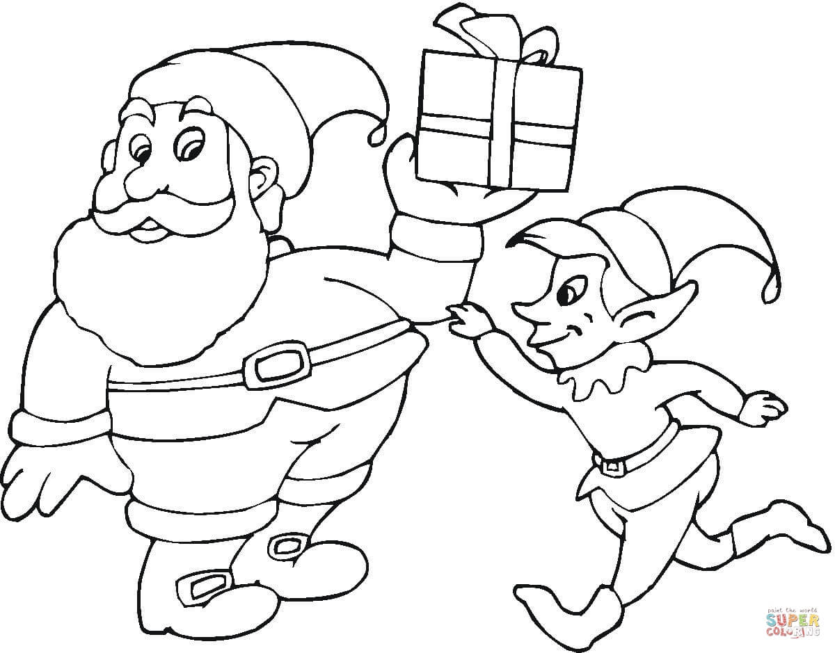 1200x939 How To Draw Santa Claus Elf