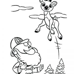 300x300 Santa Sleigh Coloring Pages Printable Fresh Santa On Sleigh