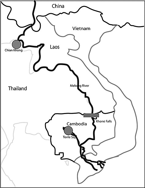 473x612 Location Of Samples Collected From Thailand And Tonle Sap