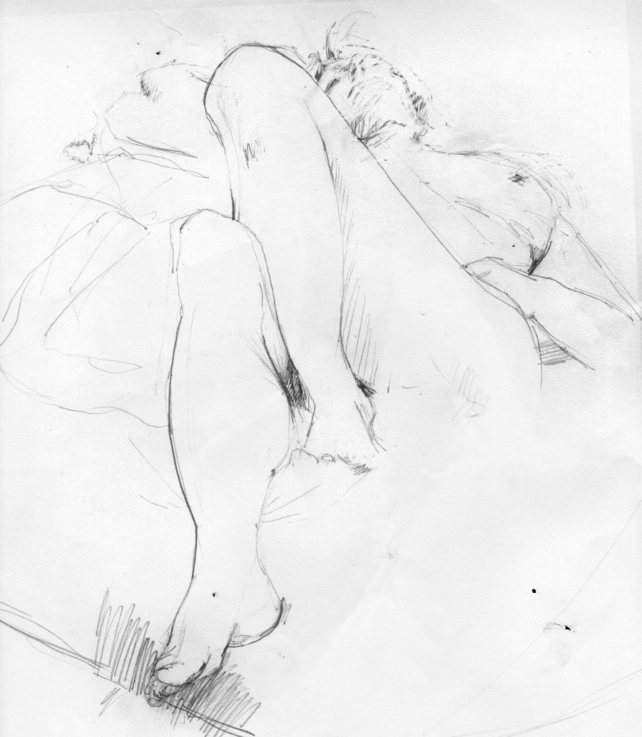 900x1033 Experimental Life Drawing