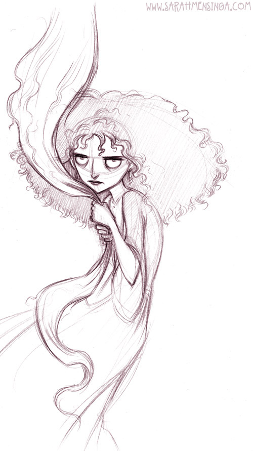 500x891 Sarah's Sketches Mother Gothel Drawing, Sketching, Amp Cartoon