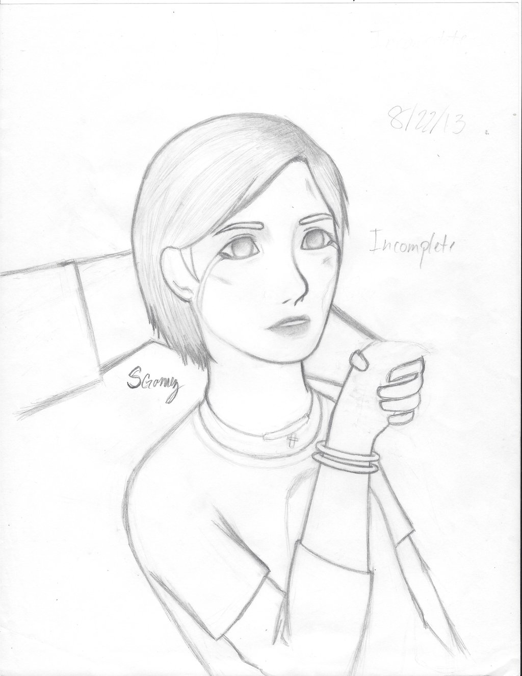 1024x1325 Sarah From The Last Of Us By Ninjaxsketcheartx