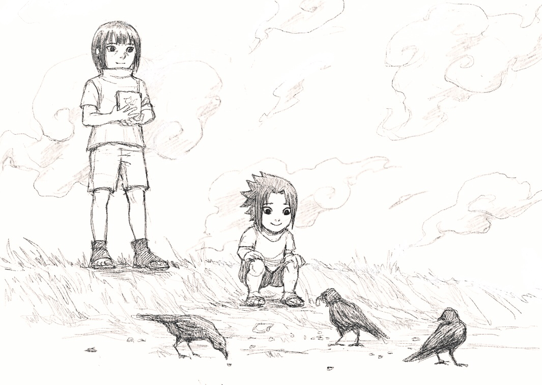 1065x757 Itachi And Sasuke Uchiha Brothers