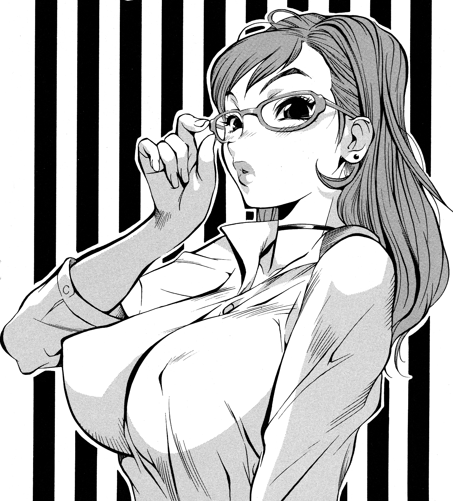 1808x2002 Kotoyoshi 026 Sketch Manga Girl Jc