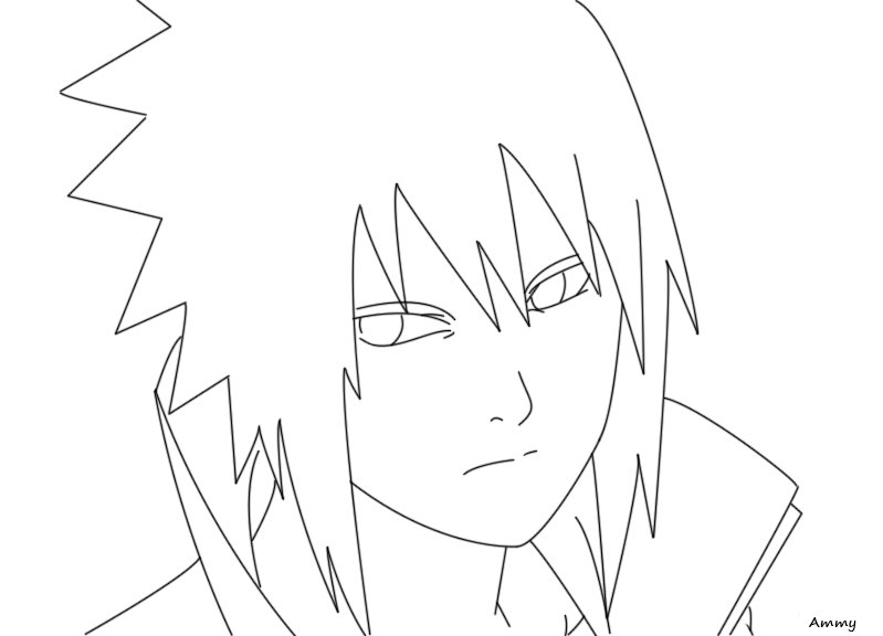 799x576 Sasuke Lineart By Platedpegasus