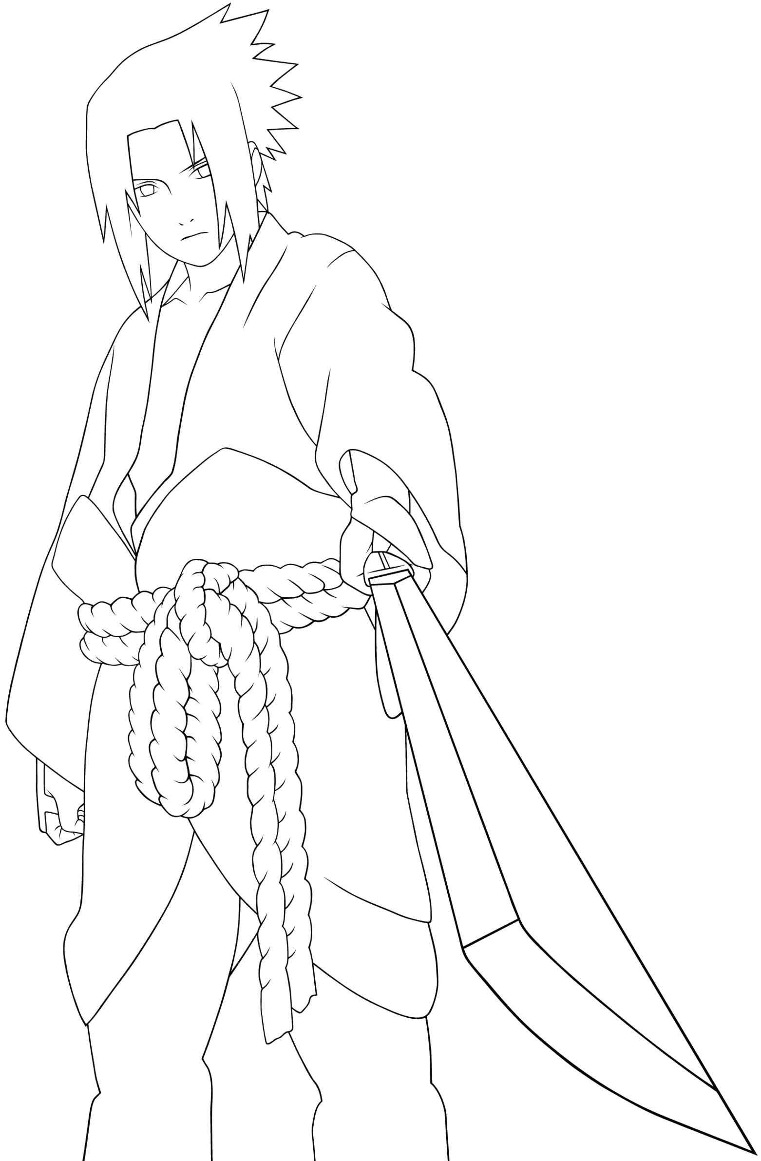 1562x2383 A Very Cool Person Sasuke Coloring Pages Naru On Kakashi Hatake