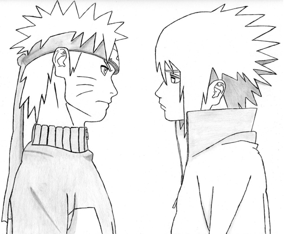 987x809 Naruto Sasuke By Pkkhase0