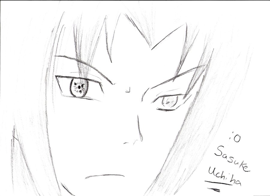 900x654 Quick Drawing Sasuke Uchiha By Anime Ftw92
