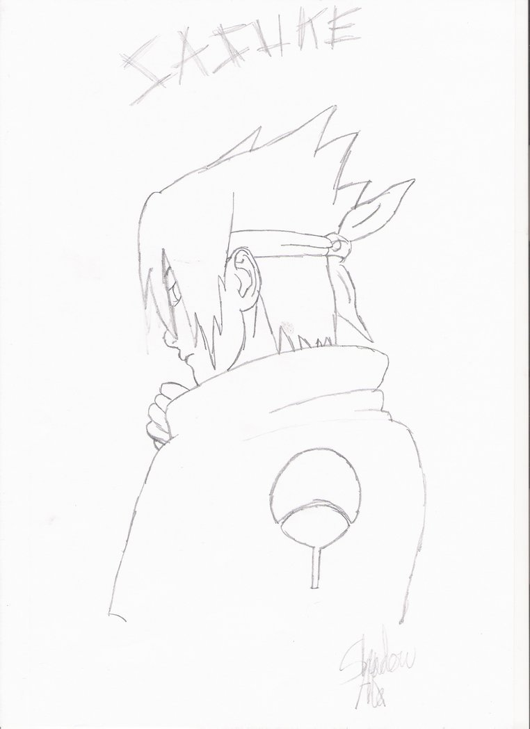 762x1048 Sasuke Drawing Pencil By Ghostofshadowalx