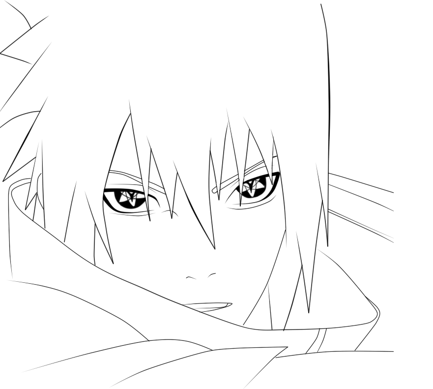 881x791 Sasuke Uchiha Line By Lenni 659