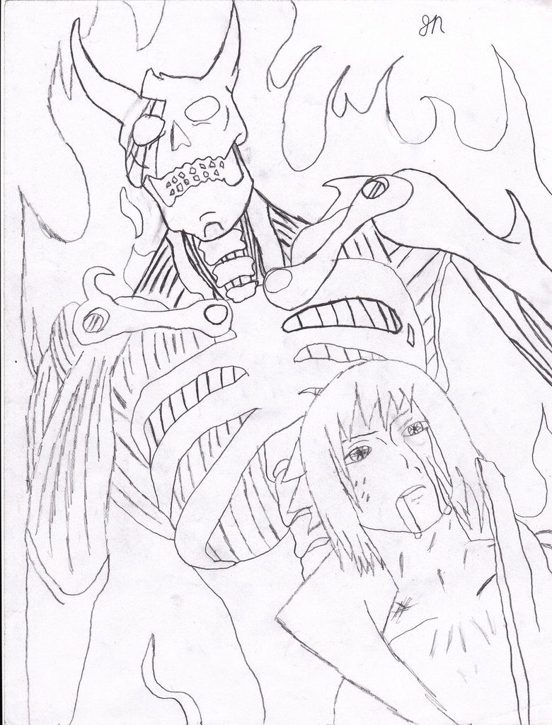 780x1024 Sasuke Uchiha Susanoo By Albinoxchan77