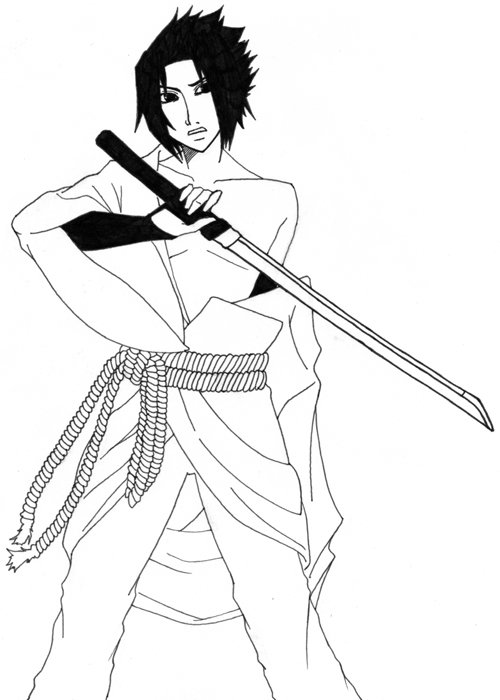 500x700 Uchiha Sasuke Narutoshippuuden By My Kingdom Hearts
