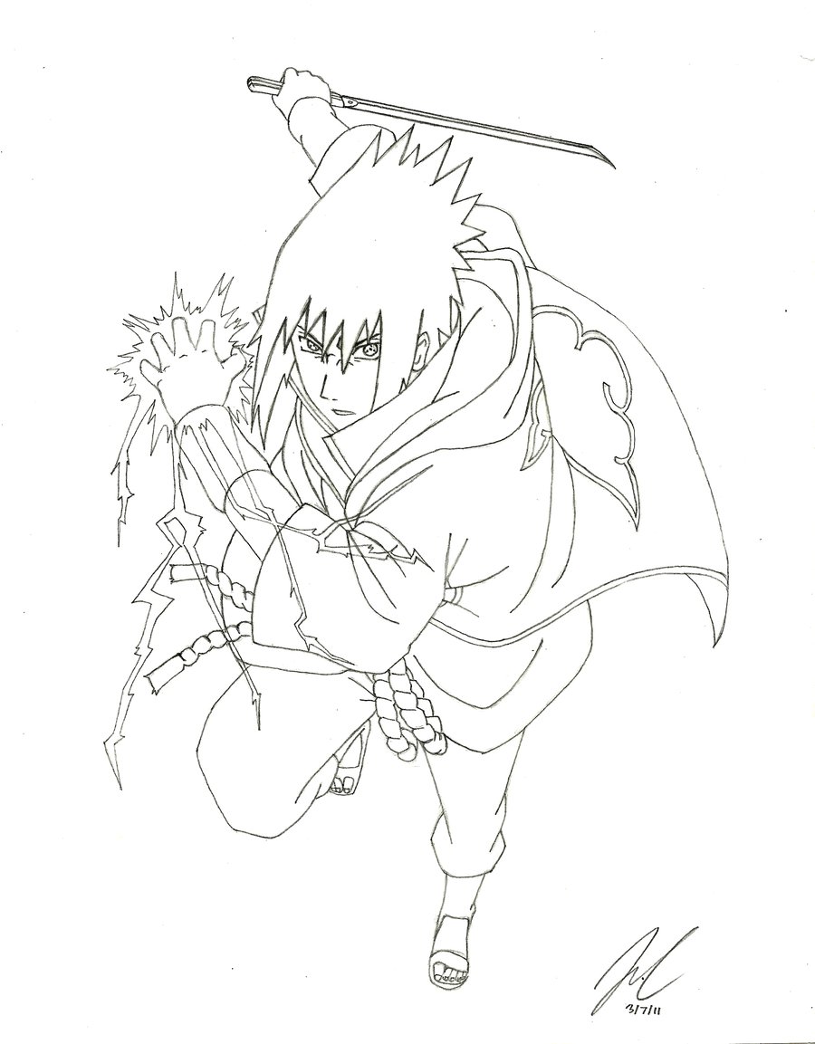 Sasuke Uchiha Drawing at GetDrawings | Free download