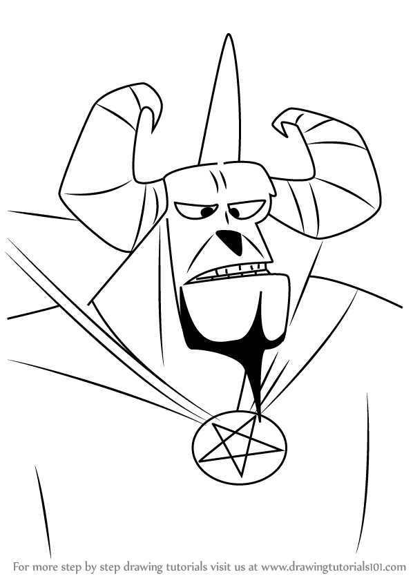 598x844 Learn How To Draw Satan Neighbors Hell (Neighbors