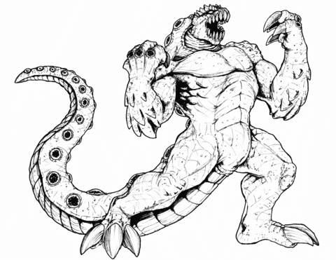 480x371 Satan Coloring Page Free Printable Coloring Pages