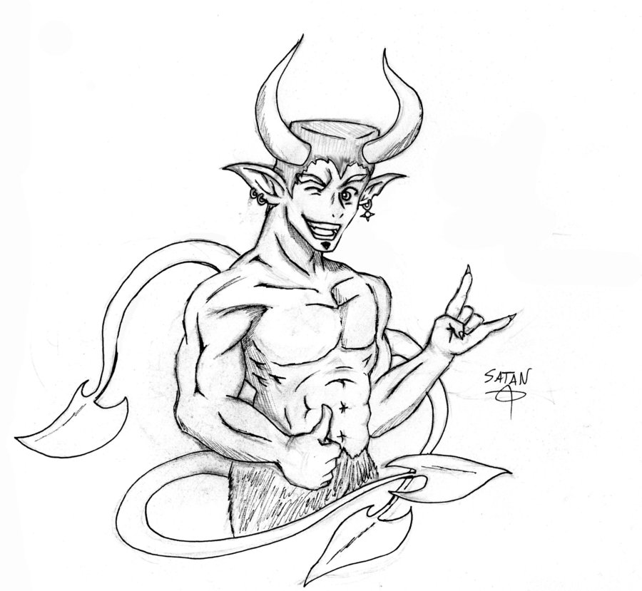 900x829 Satan, 3 Tails Why Not By Tscamp