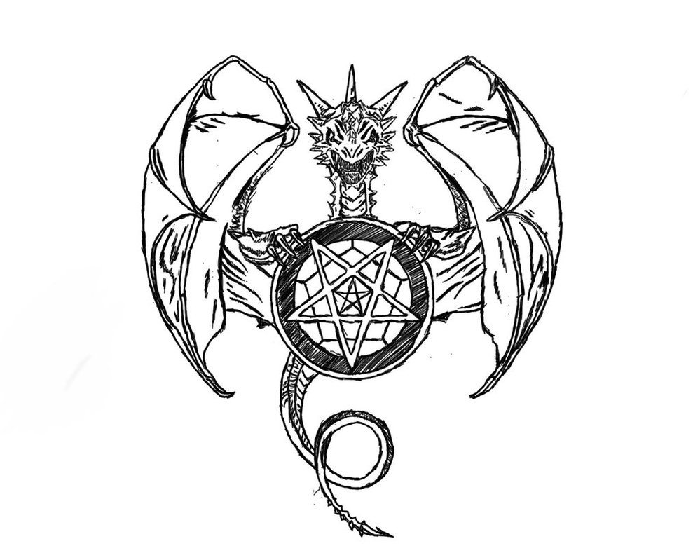 999x799 Satanic Dragon By Rheatta99