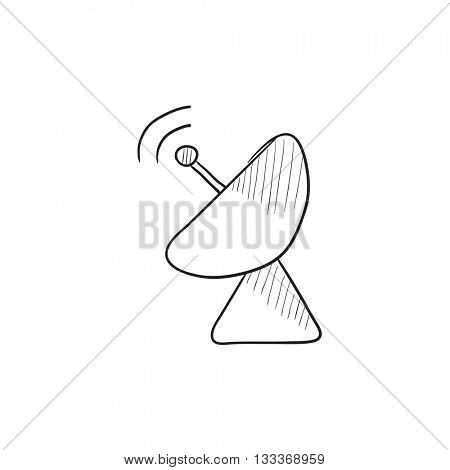 450x470 Radar Satellite Dish Vector Sketch Vector Amp Photo Bigstock