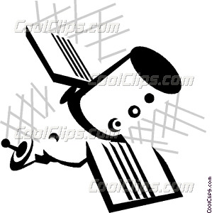 299x300 Satellite Vector Clip Art